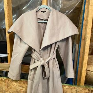 Wool trench coat